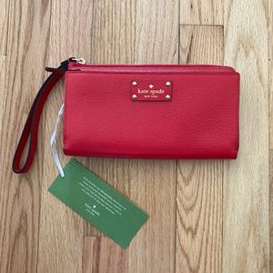 Red kate spade Billfold